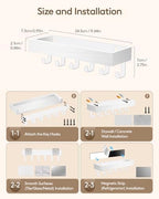 Key Holder Wall Mount Magnetic Adhesive, Key Hooks Rack - Image 3