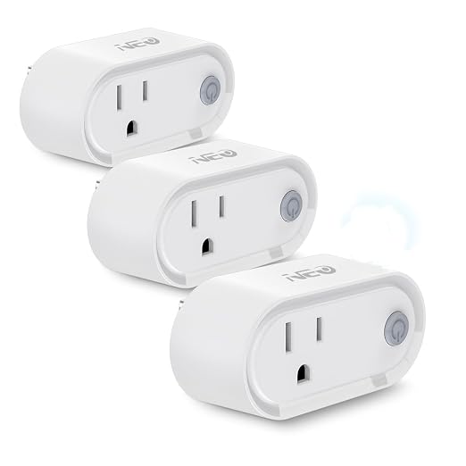 NEO Z-Wave Plus Smart Mini Plug 3-Pack, Compact Z-Wave Outlet by NEO