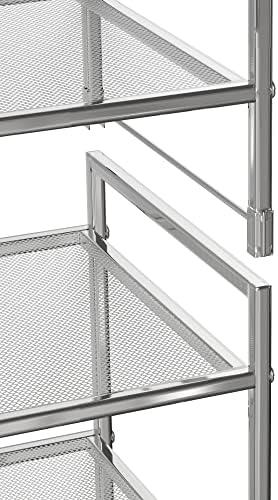 Simple Houseware 3-Tier Stackable Mesh Shoe Rack - Image 4