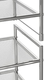 Simple Houseware 3-Tier Stackable Mesh Shoe Rack - Image 4