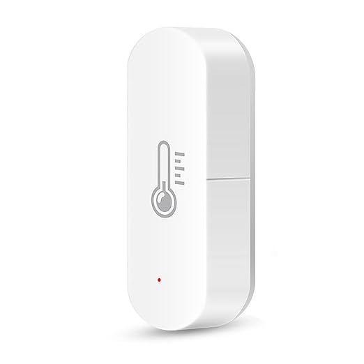 Smart Temperature Humidity Sensor, Tuya WiFi Hygrometer Indoor Monitor by SanofuturionSmart
