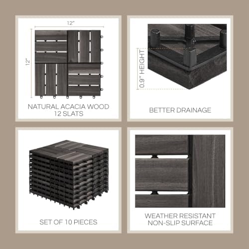 THYOI Premium Deck Tiles, Patio Flooring - Image 3