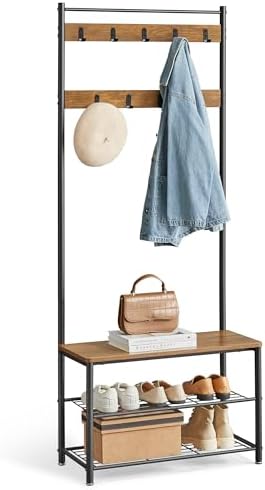 VASAGLE Coat Rack, Hall Tree by VASAGLEbySONGMICSHOME