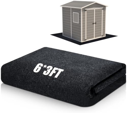 Outdoor Shed Floor Mat 6 x 3 ft, Waterproof Non Slip Rug by Haull