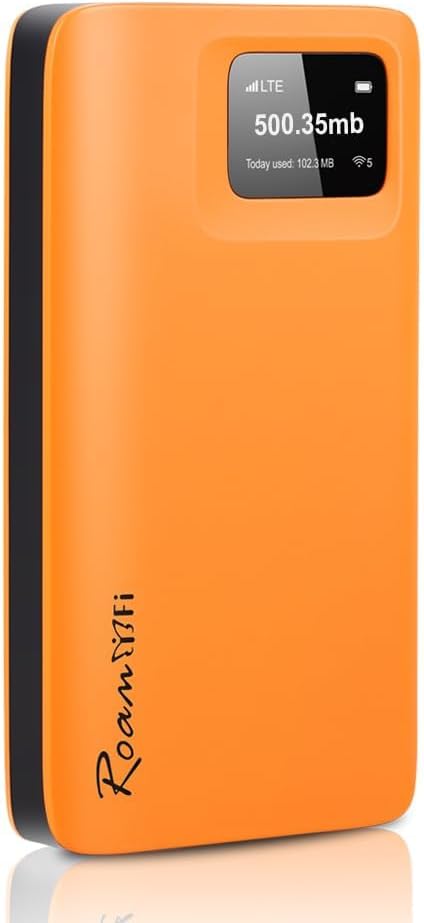 RoamWiFi 4G LTE WiFi Mobile Hotspot, Local & International Coverage Travel by RoamFi