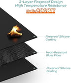 Under Grill Mat for Outdoor Grill, 24 x 42inch Double-Sided Fireproof Grill Pad - Image 5