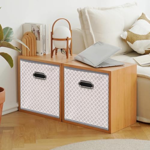 Black Foldable Storage Cubes Bins, Fabric Storage Box Cubes Organizer Baskets - Image 4