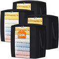 TasticTotes 120L Extra Large Blanket Clothes Storage Bags, 4 Pack by Unknown