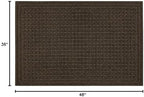 Mohawk Home Entryway Door Mat 3' x 4' All Weather Doormat Outdoor Non Slip - Image 2