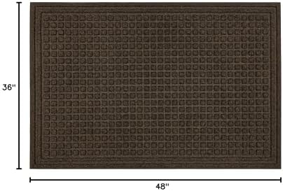Mohawk Home Entryway Door Mat 3' x 4' All Weather Doormat Outdoor Non Slip - Image 2