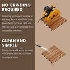 Solid Acacia Wood Interlocking Deck Tiles, 12 x 12 Inch Waterproof Snap - Image 3