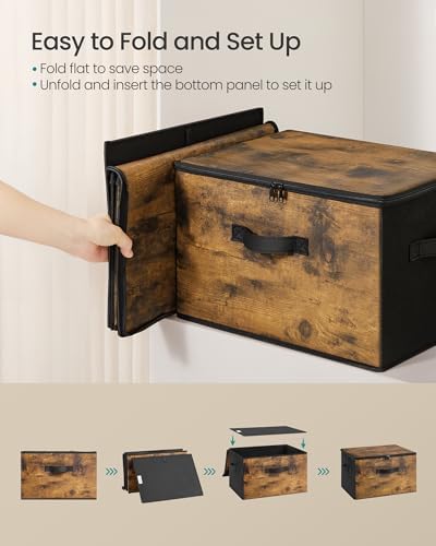SONGMICS Set of 3 Storage Bins - Image 4