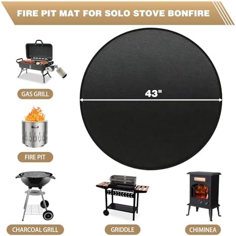 43" Fire Pit Mat for Solo Stove Bonfire - Image 2
