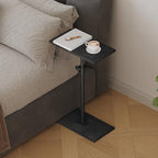 MAHANCRIS Narrow Side Table, Height Adjustable Sofa Table, Tall Couch Table - Image 2