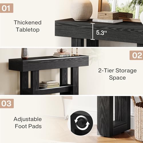 Tribesigns 41.34" Modern Console Table, Sofa Table Behind The Couch - Image 5