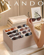 VLANDO Sunglasses Organizer, Stackable Jewelry Tray - Image 5