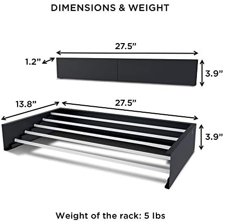 Step Up Laundry Drying Rack, Wall Mounted, Retractable Clothes Drying Rack - Image 5