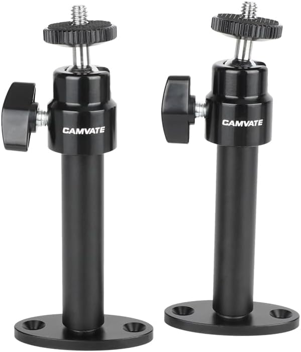 CAMVATE 1/4-20 Mini Ball Head for CCTV Camera Surveillance System by CAMVATE