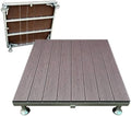 Heavy-duty Patio Decking 84×84cm WPC Deck Tiles Outdoor by whalebee