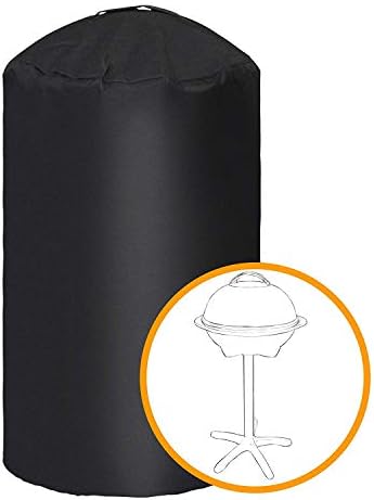 i COVER Round Grill Cover-19.5" 32" Water Proof Heavy Duty Outdoor Canvas BBQ - Image 7
