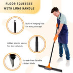 Squeegee Broom for Floor, Heavy Duty Household Squeegee for Concrete, Deck - Image 4