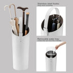 Artificial Leather White Umbrella Holder Stand Entryway Indoor，Modern Umbrella - Image 4
