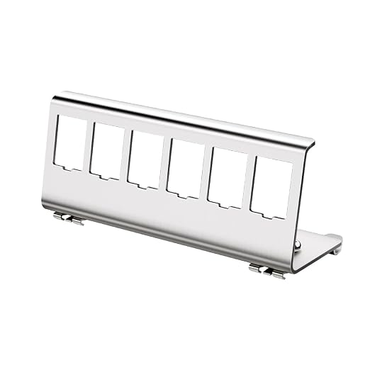 6-Port Metal DIN-Rail Mounting Module by Enmane