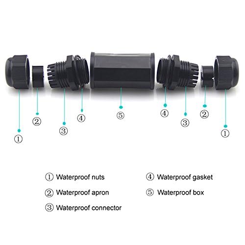 Toptekits RJ45 Waterproof Connector IP67 Ethernet Network Cable Connector - Image 6