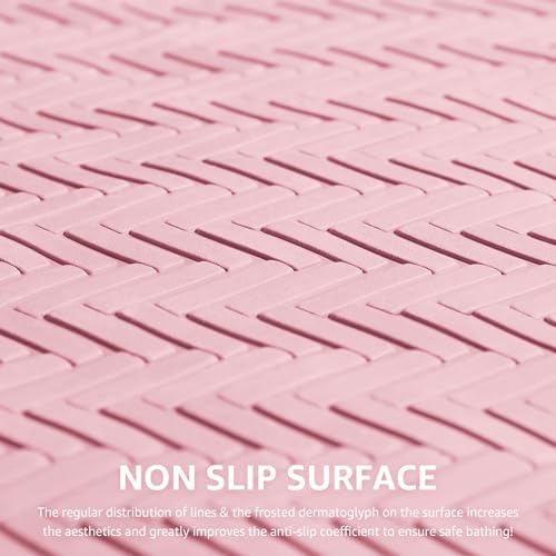 OTHWAY Bathtub Mat Non Slip, Extra Long Rubber Bath Mat - Image 3