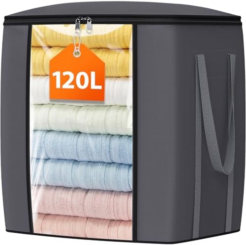 TasticTotes 120L Extra Large Blanket Clothes Storage Bags, 1 Pack by Unknown