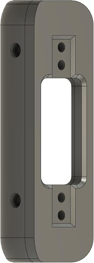 Angled Doorbell Wedge Mount Bracket compatible by Handmade