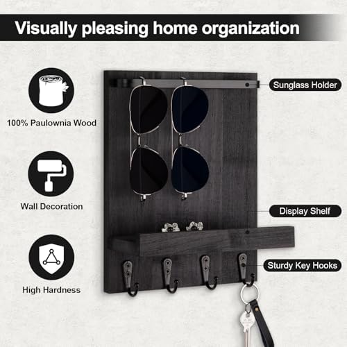 Key Holder Wall Mount, Key and Sunglasses Holder - Image 2