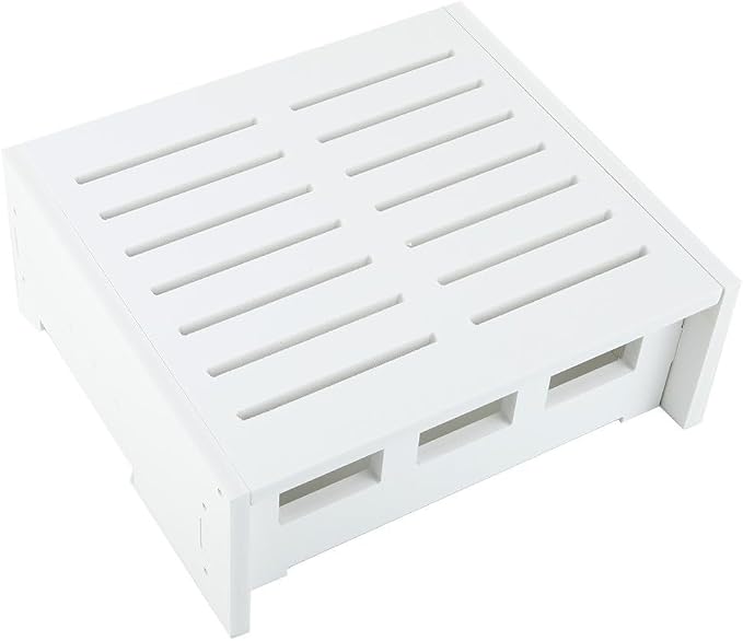 White Plastic Router Storage Box, Wall Mount Cable Organizer - Image 6