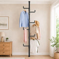 Floor to Ceiling Clothes Drying Rack, Adjustable Tension Pole Laundry Rack by ADEVZO