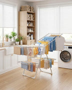 Sakugi Clothes Drying Rack, Foldable 2-Level - Image 3