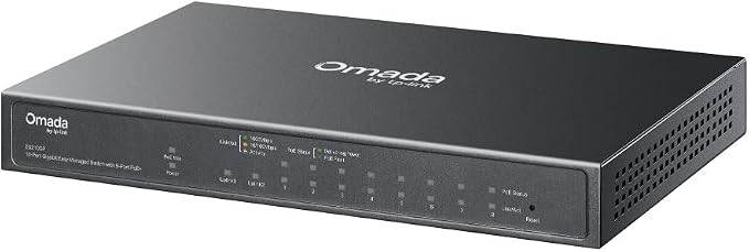 TP-Link Omada 8 Port Gigabit Easy Managed, PoE Switch, 63W Budget, PoE+ - Image 3