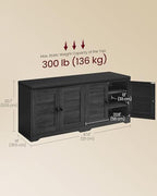VASAGLE 3-Tier Shoe Storage Bench - Image 3