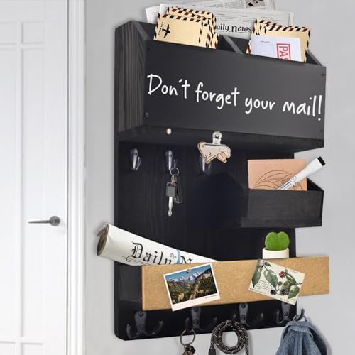 Mail Organizer Wall Mounted by HEKOOLA