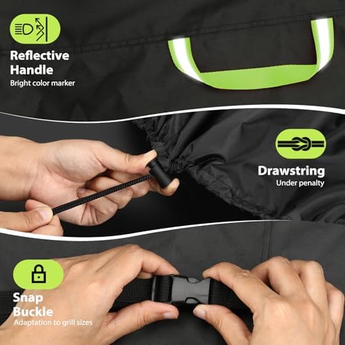 Topcrown Grill Cover for Outdoor Grill Waterproof BBQ Gas Grill Cover - Image 5