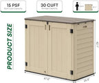 Outdoor Storage Cabinet Waterproof 31 Cu.Ft - Image 2