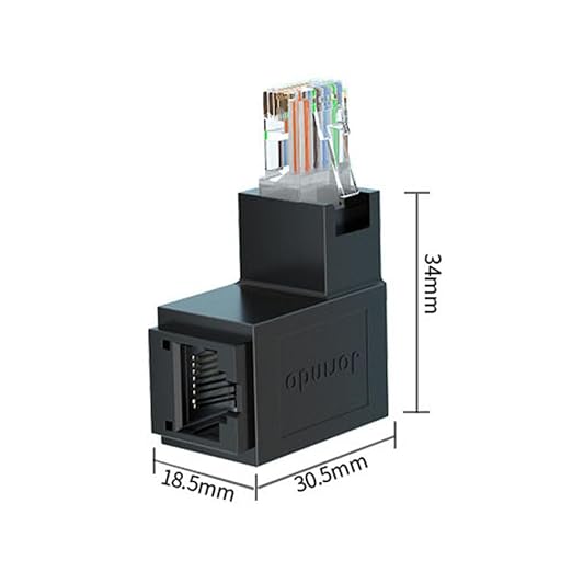 2PCS RJ45 Male to Female Adapter - Image 4