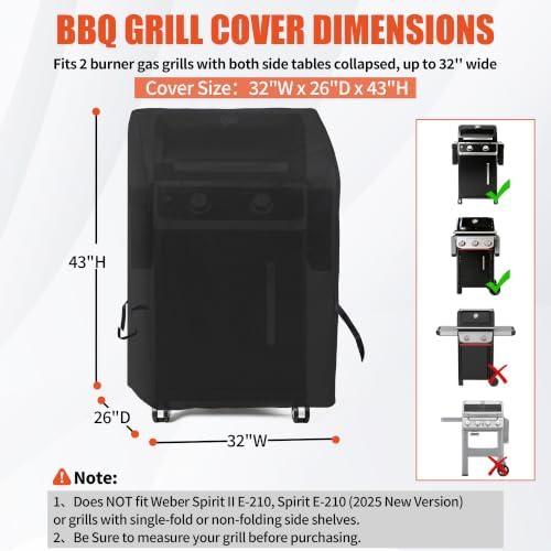 iCOVER 2 Burner Grill Cover - Image 2