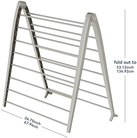 Whitmor Spacemaker Folding Drying Rack, Indoor Clothes Organizer - Image 2
