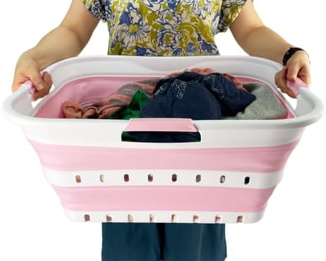 SAMMART 42L Collapsible Plastic Laundry Basket - Image 5
