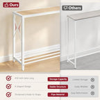 Tajsoon Console Table 41.8", 2 Tier Entryway Table - Image 5