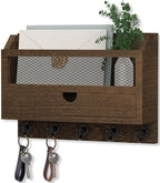 Nekon Key and Mail Holder for Wall, Key Organizer by NekonDesign