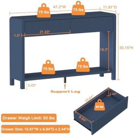 FATORRI Console Table for Entryway - Image 3