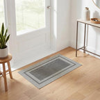Artoid Mode Grey Absorbent Rectangle Non-Skid Doormat, Home Mats Non Slip - Image 5