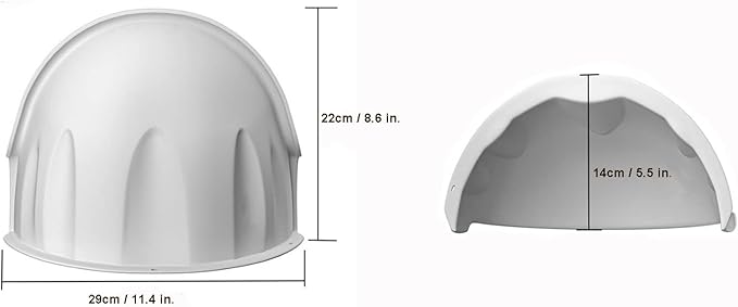 Universal Sun Rain Shade Camera Cover Shield, 3 Pack - Image 3