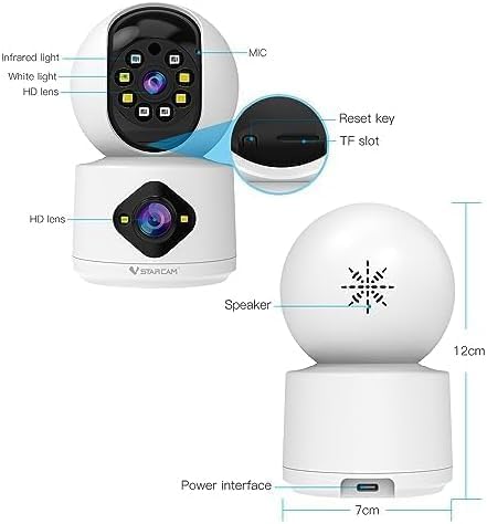 VSTARCAM 720P Double-Lens Indoor Cameras - Image 7